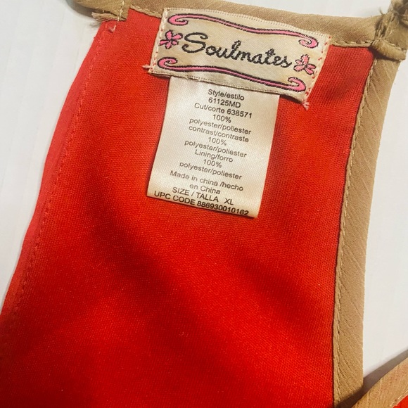 Soilmates pleated coral short jumpsuit. - Picture 5 of 5